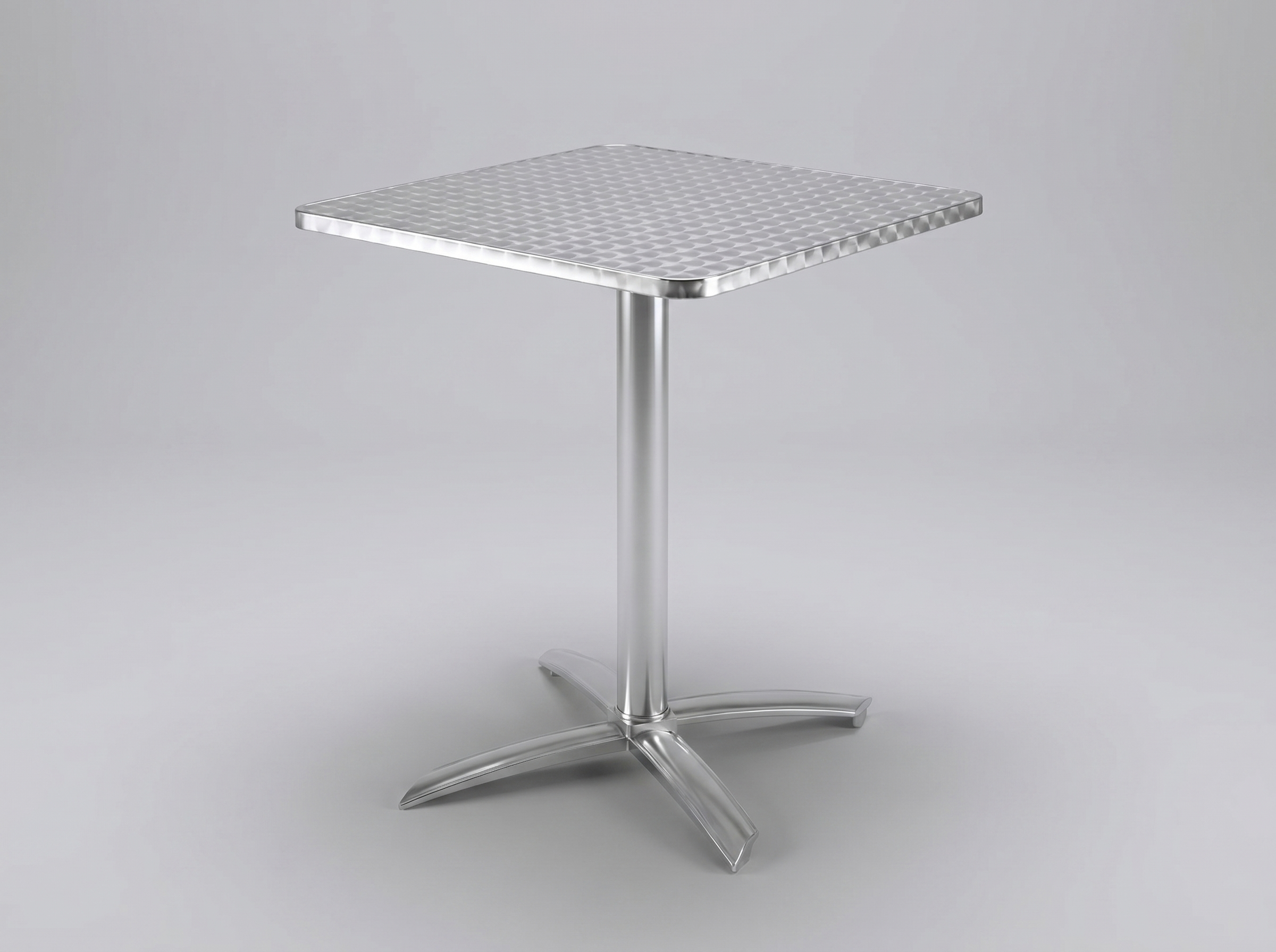 Stół zewnętrzny Lumi składany 60x60cm Obszar zewnętrzny Aluminium i stal nierdzewna