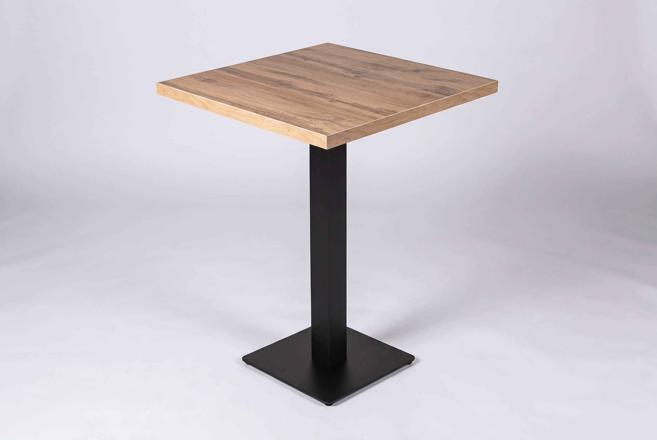 Stehtisch 50x50cm Eiche helle Holzoptik Hochtisch Bartisch