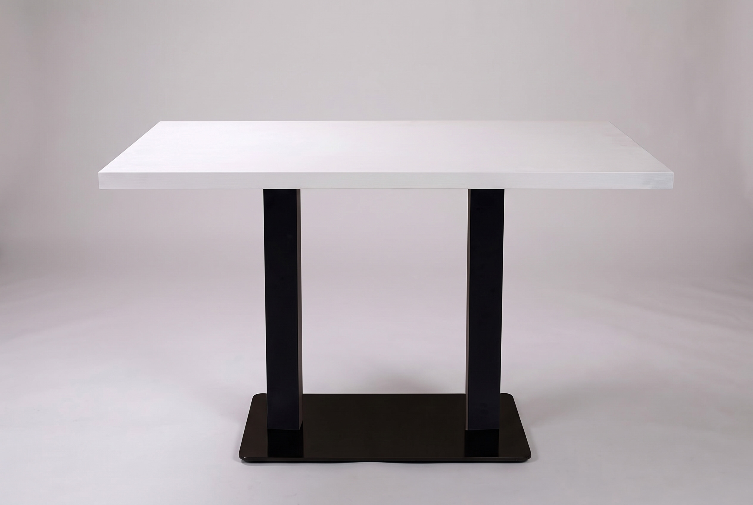 Stół Bergamo 100x80cm Biały Stół Restauracyjny Stół Bistro Gastrotable