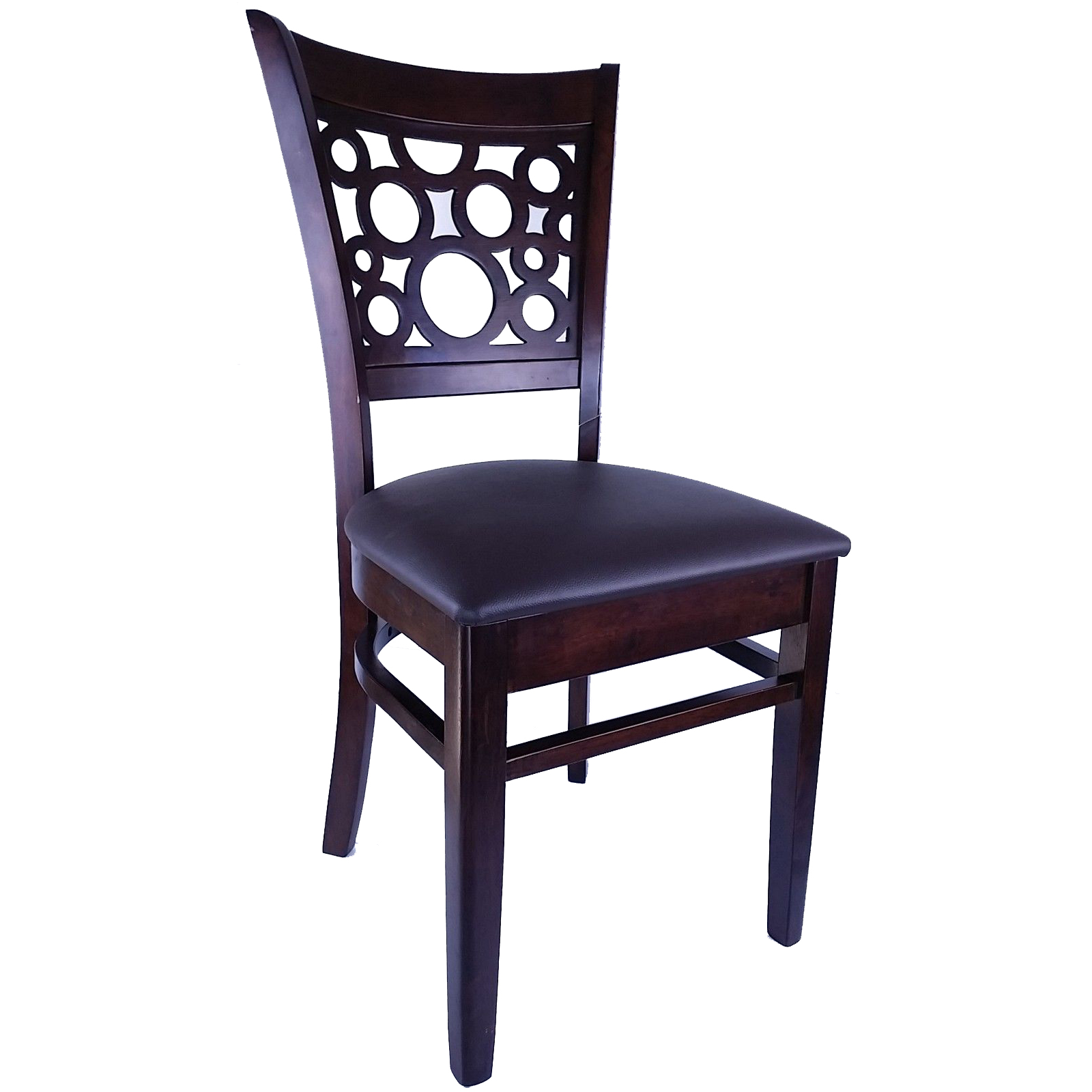 Restaurant Bistro Stuhl Hanna Gastro Kunstleder Braun