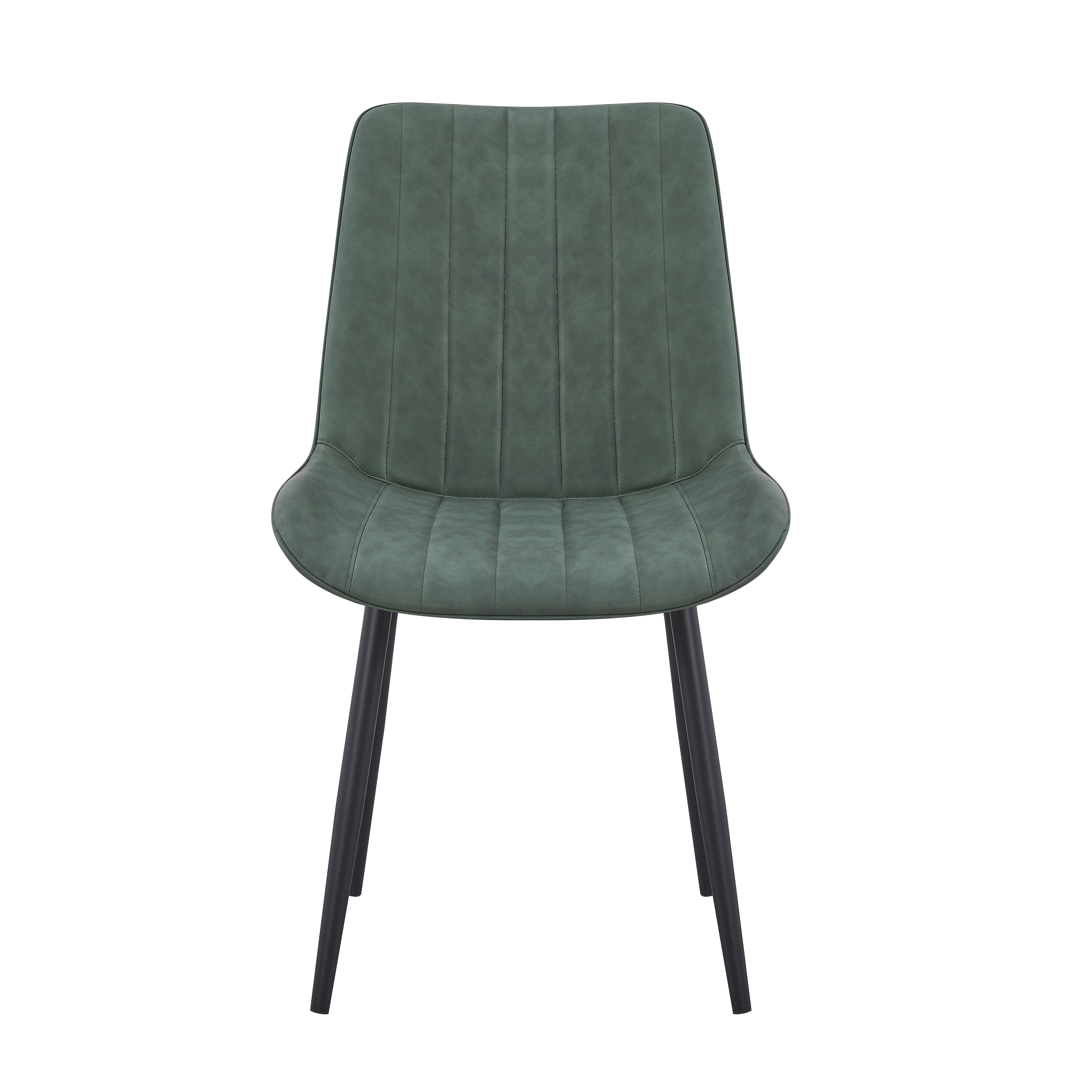 Restaurant Bistro Stuhl Olivia Linea Kunstleder Olivgrün