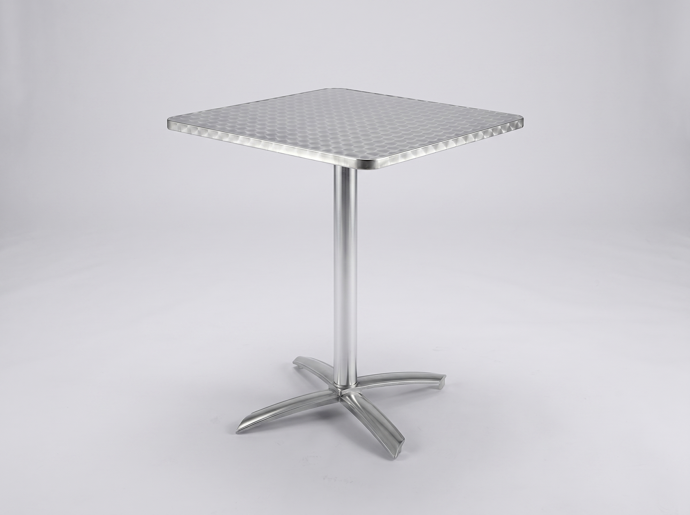 Stół zewnętrzny Lumi 70x70cm Obszar zewnętrzny Aluminium i stal nierdzewna