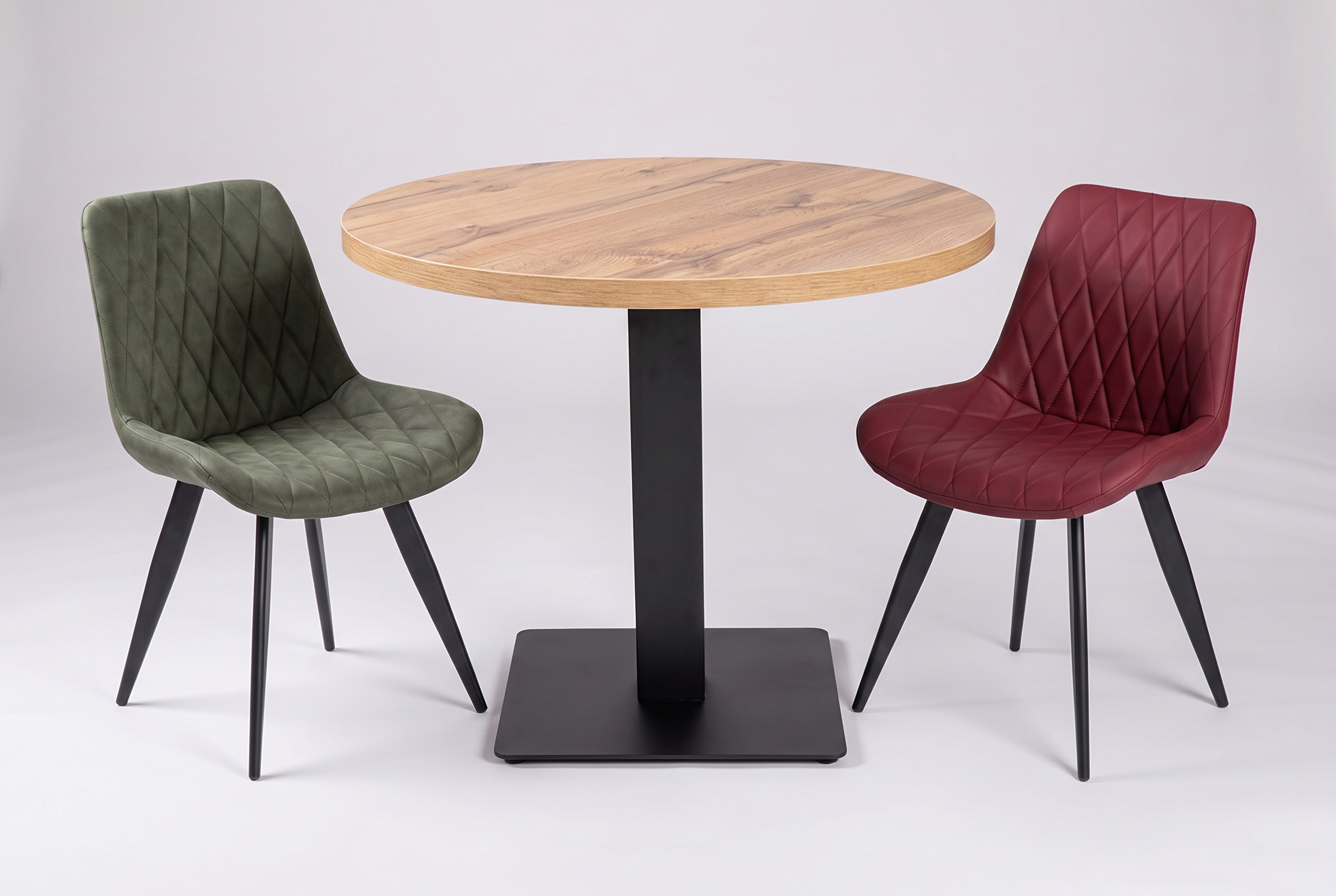 Stół Andora okrągły 80cm dębowy stół restauracyjny stół bistro stół gościnny
